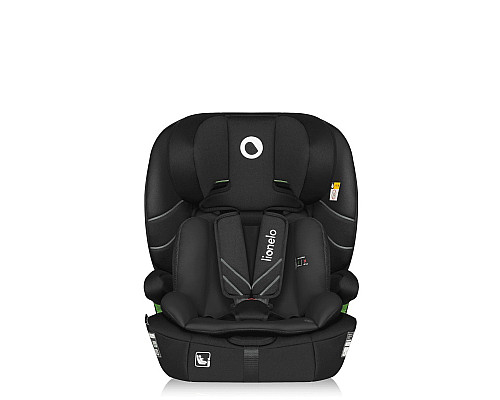 Дитяче автокрісло Lionelo  LEVI  FIX I-SIZE BLACK CARBON - чорниий