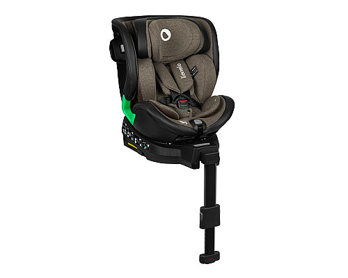 Дитяче автокрісло Lionelo HARMONY I-SIZE 54 х 44 х 59 см - чорно-оливкове