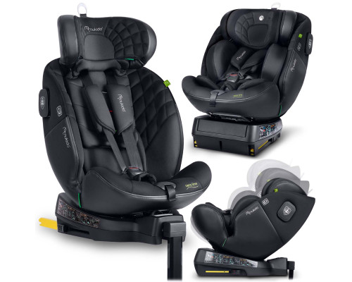 Автокрісло Nukido Aero Line ISOFIX 0-36 кг, чорне