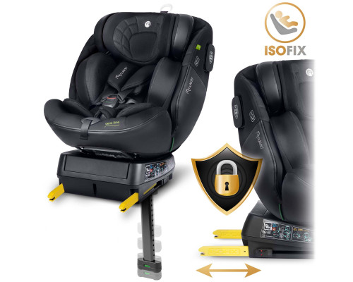 Автокрісло Nukido Aero Line ISOFIX 0-36 кг, чорне