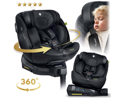 Автокрісло Nukido Aero Line ISOFIX 0-36 кг, чорне