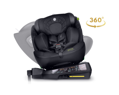 Автокрісло Nukido Aero Line ISOFIX 0-36 кг, чорне