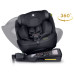 Автокрісло Nukido Aero Line ISOFIX 0-36 кг, чорне
