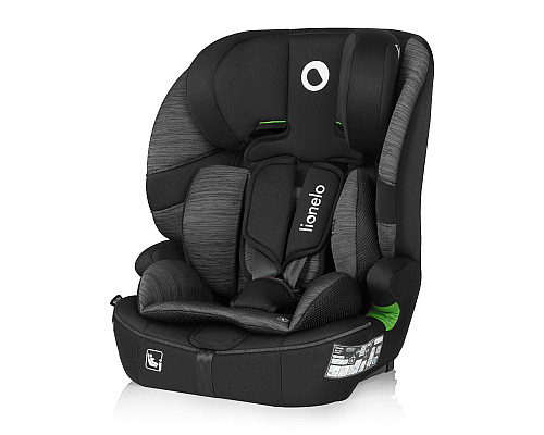 Дитяче автокрісло Lionelo BILLY I-SIZE BLACK GREY - чорно-сіре