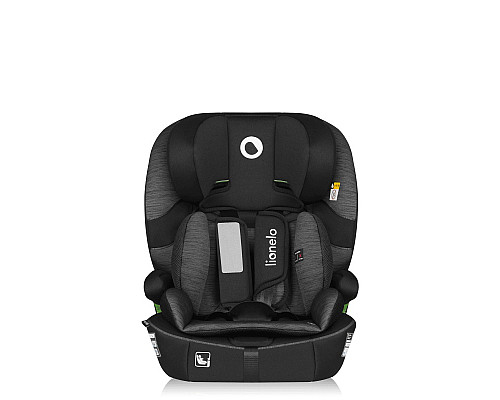 Дитяче автокрісло Lionelo BILLY I-SIZE BLACK GREY - чорно-сіре