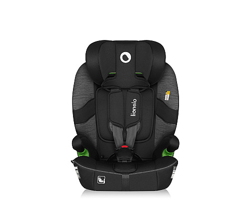 Дитяче автокрісло Lionelo BILLY I-SIZE BLACK GREY - чорно-сіре