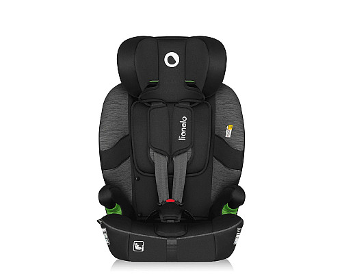 Дитяче автокрісло Lionelo BILLY I-SIZE BLACK GREY - чорно-сіре
