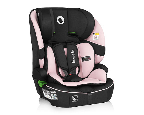 Дитяче автокрісло Lionelo BILLY I-SIZE PINK BABY - чорно-рожеве