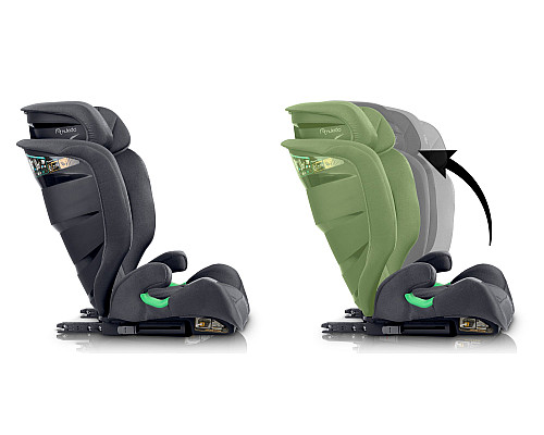 Автокрісло Nukido Louis Soft ISOFIX 15-36 кг, сіре