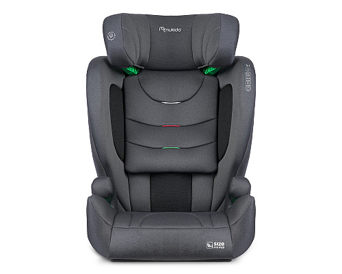 Автокрісло Nukido Louis Soft ISOFIX 15-36 кг, сіре