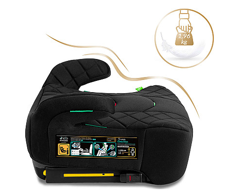 Бустер Nukido Louis ISOFIX 710200 125-150 см, чорний