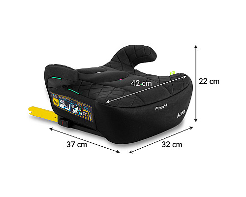 Бустер Nukido Louis ISOFIX 710200 125-150 см, чорний