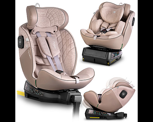 Автокрісло Nukido Aero Line ISOFIX 0-36 кг, бежеве