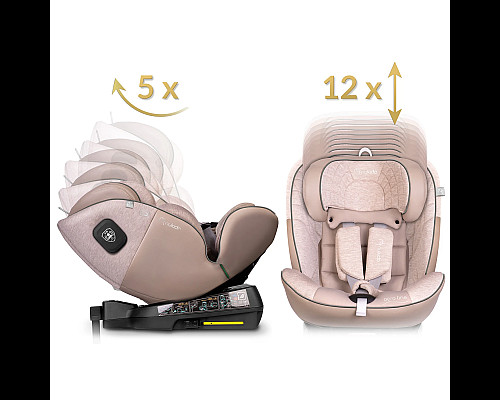 Автокрісло Nukido Aero Line ISOFIX 0-36 кг, бежеве