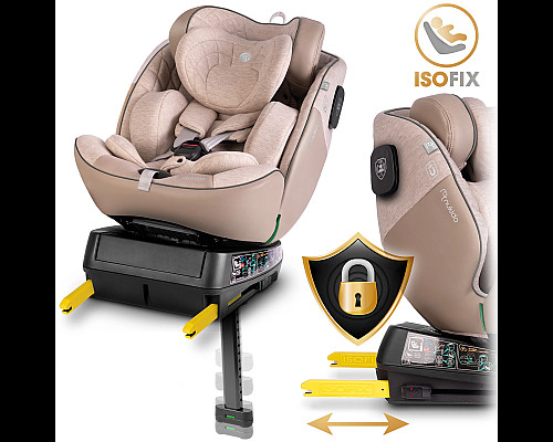 Автокрісло Nukido Aero Line ISOFIX 0-36 кг, бежеве