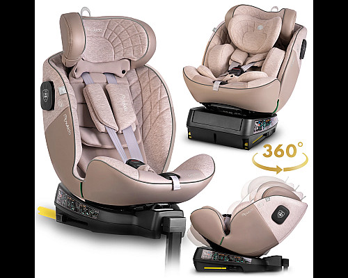 Автокрісло Nukido Aero Line ISOFIX 0-36 кг, бежеве