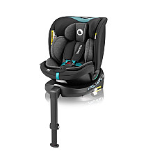 Дитяче автокрісло Lionelo NAVY I-SIZE BLACK TURQUOISE