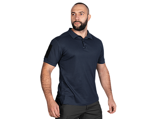 Поло Patrol CoolPass Pique LT Темно-синє (7282), XXXXL-Long