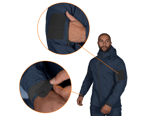 Куртка Stalker SoftShell Темно-синя (7005), XL Куртка Stalker SoftShell Темно-синя (7005), XL