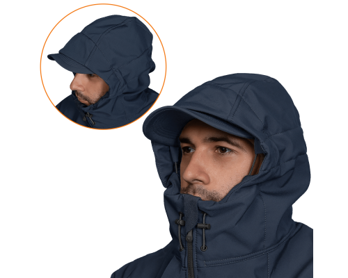 Куртка Stalker SoftShell Темно-синя (7005), XL Куртка Stalker SoftShell Темно-синя (7005), XL