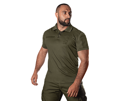 Поло Army ID 2.0 CoolPass Pique LT Олива (8082), L Поло Army ID 2.0 CoolPass Pique LT Олива (8082), L