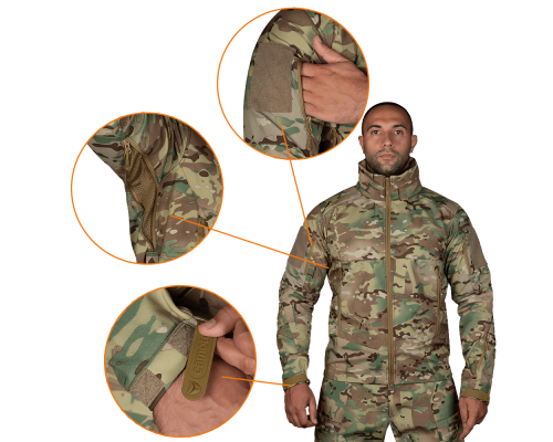 Куртка Phantom SoftShell Multicam (7286), L Куртка Phantom SoftShell Multicam (7286), L