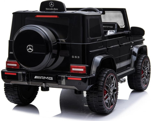 Дитяча акумуляторна машинка Mercedes AMG G63. Чорна