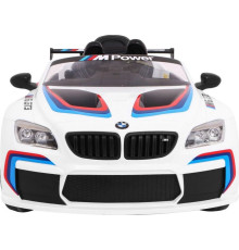 Дитяча акумуляторна машинка BMW M6 GT3 Біла