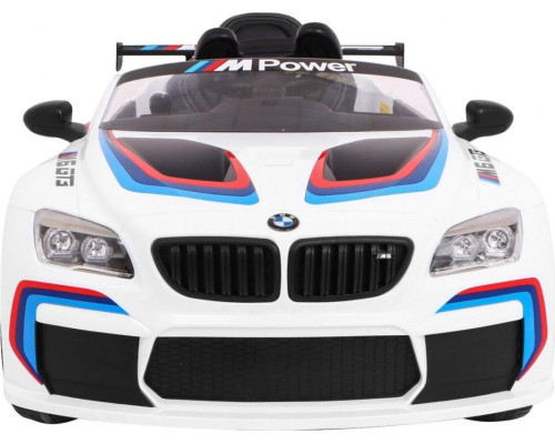 Дитяча акумуляторна машинка BMW M6 GT3 Біла