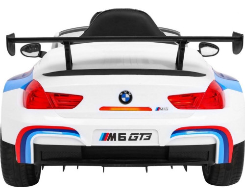 Дитяча акумуляторна машинка BMW M6 GT3 Біла