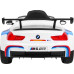 Дитяча акумуляторна машинка BMW M6 GT3 Біла