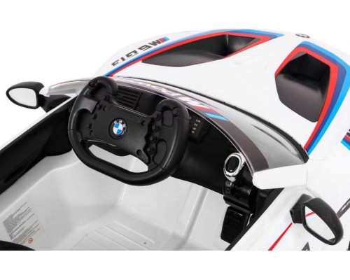 Дитяча акумуляторна машинка BMW M6 GT3 Біла