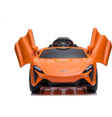 Дитяча акумуляторна машинка Дитячий McLaren Artura Помаранчева