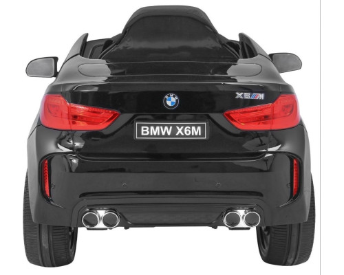 Дитяча акумуляторна машинка BMW X6M Чорна