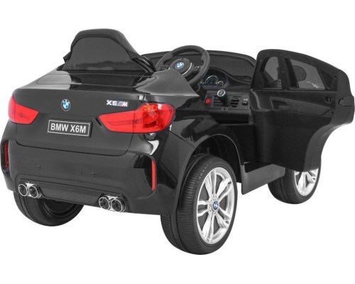 Дитяча акумуляторна машинка BMW X6M Чорна