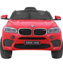 Дитяча акумуляторна машинка BMW X6M Червона