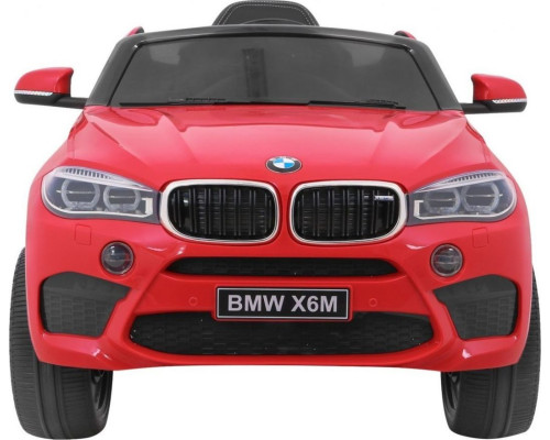 Дитяча акумуляторна машинка BMW X6M Червона