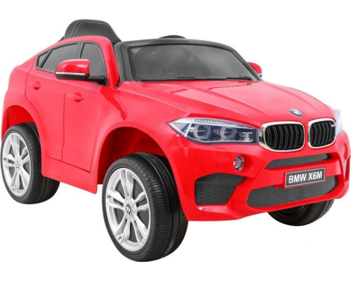 Дитяча акумуляторна машинка BMW X6M Червона