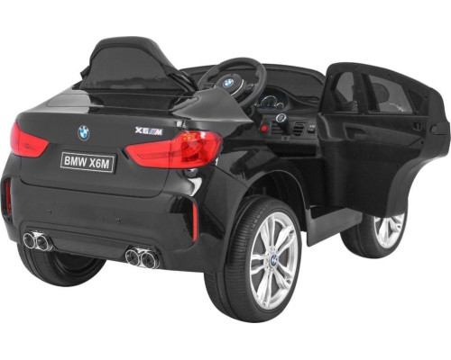 Дитяча акумуляторна машинка BMW X6M Чорна