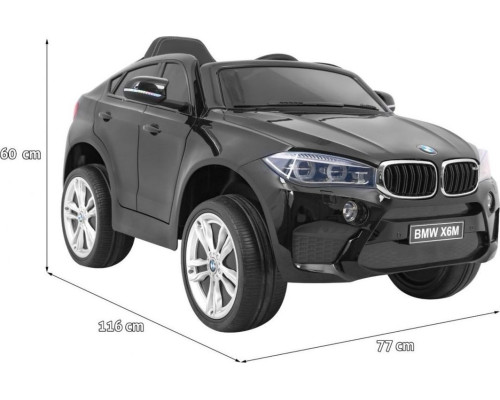 Дитяча акумуляторна машинка BMW X6M Чорна