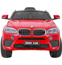 Дитяча акумуляторна машинка BMW X6M Червона