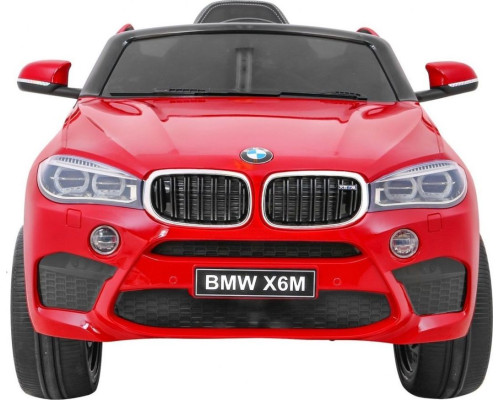 Дитяча акумуляторна машинка BMW X6M Червона