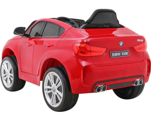 Дитяча акумуляторна машинка BMW X6M Червона