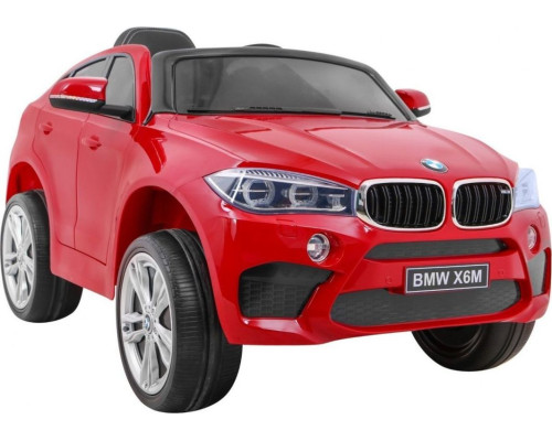 Дитяча акумуляторна машинка BMW X6M Червона