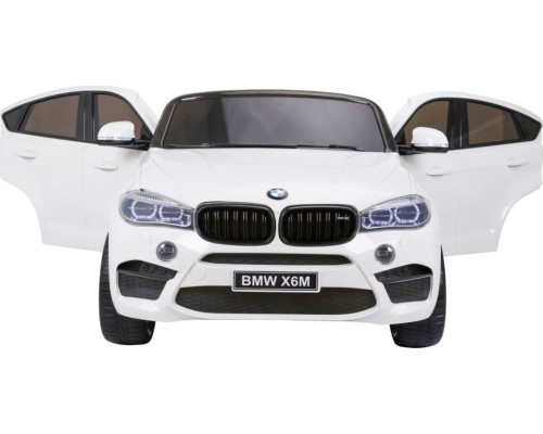 Дитяча акумуляторна машинка BMW X6M XXL для 2 дітей Біла