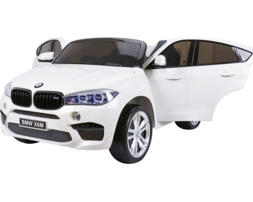 Дитяча акумуляторна машинка BMW X6M XXL для 2 дітей Біла