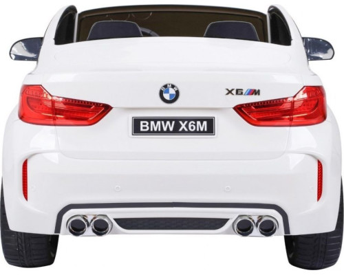 Дитяча акумуляторна машинка BMW X6M XXL для 2 дітей Біла