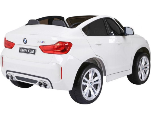 Дитяча акумуляторна машинка BMW X6M XXL для 2 дітей Біла