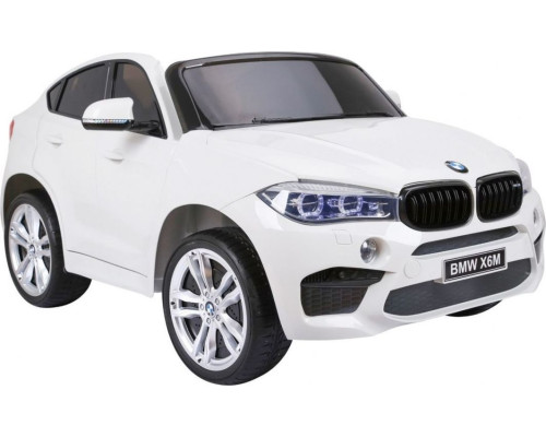 Дитяча акумуляторна машинка BMW X6M XXL для 2 дітей Біла