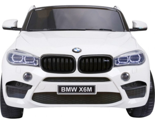 Дитяча акумуляторна машинка BMW X6M XXL для 2 дітей Біла